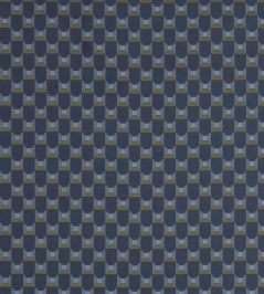 Obi Check Fabric by Liberty Smalt Blue Obi Check Fabric by Liberty Smalt Blue