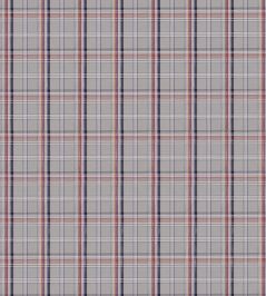 Ocean Check Fabric by Mulberry Home Blue Ocean Check Fabric by Mulberry Home Blue