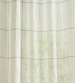 Oceana Check Fabric by Sanderson Seaspray White Oceana Check Fabric by Sanderson Seaspray White