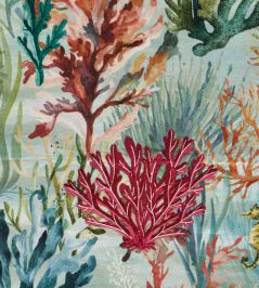 Oceana Fabric by Clarke & Clarke Coral Oceana Fabric by Clarke & Clarke Coral