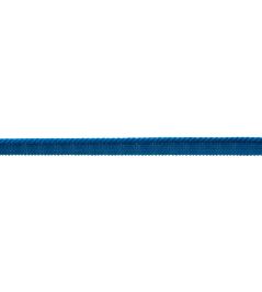 Oceanside Cord With Tape Trimming by Samuel & Sons Mykonos Blue Oceanside Cord With Tape Trimming by Samuel & Sons Mykonos Blue