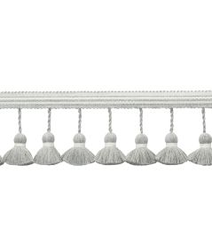 Oceanside Tassel Fringe Trimming by Samuel & Sons Pebble Oceanside Tassel Fringe Trimming by Samuel & Sons Pebble