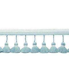 Oceanside Tassel Fringe Trimming by Samuel & Sons Spa Oceanside Tassel Fringe Trimming by Samuel & Sons Spa