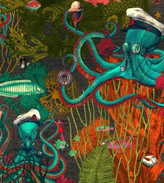 Octopus Wallpaper by Brand McKenzie Flaming Olive Octopus Wallpaper by Brand McKenzie Flaming Olive