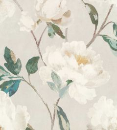 Odelia Wallpaper by Romo Silver Odelia Wallpaper by Romo Silver