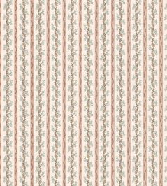 Odile Fabric by Nina Campbell Coral/Eucalyptus Odile Fabric by Nina Campbell Coral/Eucalyptus