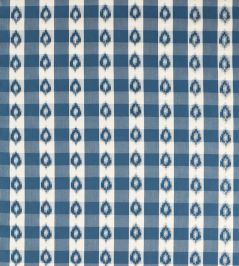 Odisha Check Fabric by Sanderson Indigo/Madder Odisha Check Fabric by Sanderson Indigo/Madder