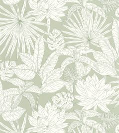 Odyssee Hawai Wallpaper by Caselio Vert Deau Odyssee Hawai Wallpaper by Caselio Vert Deau