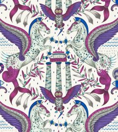 Odyssey Mythos Wallpaper by Clarke & Clarke Violet Odyssey Mythos Wallpaper by Clarke & Clarke Violet