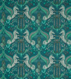 Odyssey Mythos Jacquard Fabric by Clarke & Clarke Olive Odyssey Mythos Jacquard Fabric by Clarke & Clarke Olive