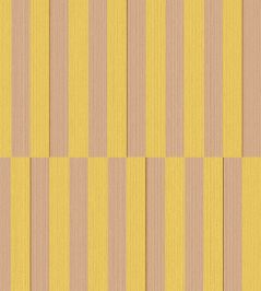 Offset Stripe Wallpaper by Eijffinger Yellow/Peach Offset Stripe Wallpaper by Eijffinger Yellow/Peach
