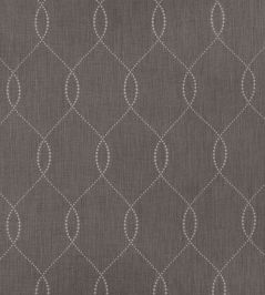 Ogee Fabric by Mark Alexander Grey Mist Ogee Fabric by Mark Alexander Grey Mist