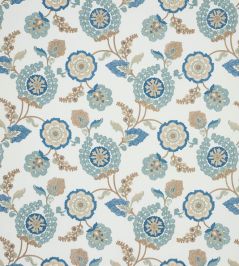 Olander Fabric by Colefax and Fowler Blue Olander Fabric by Colefax and Fowler Blue
