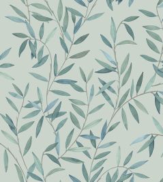 Oliveraie Wallpaper by Jannelli&Volpi Blue Oliveraie Wallpaper by Jannelli&Volpi Blue