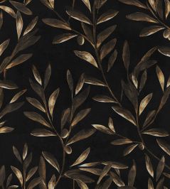 Olivetum Wallpaper by Coordonne Coal Olivetum Wallpaper by Coordonne Coal