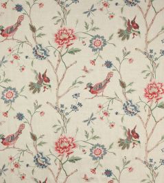 Olivia Fabric by Colefax and Fowler Red/Green Olivia Fabric by Colefax and Fowler Red/Green