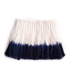 Ombre Fringe Trim by Christopher Farr Cloth Dark Indigo Ombre Fringe Trim by Christopher Farr Cloth Dark Indigo