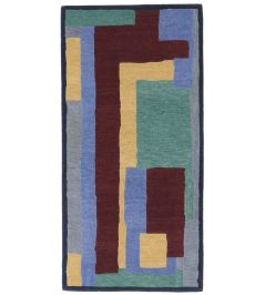 Omega Rectangles by Omega Workshop Rug by CF Editions Multi Omega Rectangles by Omega Workshop Rug by CF Editions Multi