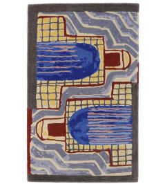 Omega Reflection by Omega Workshop Rug by CF Editions Multi Omega Reflection by Omega Workshop Rug by CF Editions Multi