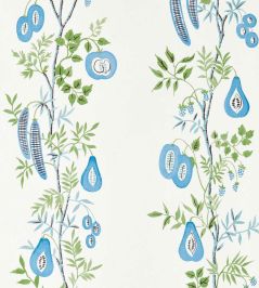 On The Vine Wallpaper by Scion Cornflower/Kelly Green On The Vine Wallpaper by Scion Cornflower/Kelly Green