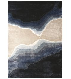 Onda Rug by William Yeoward Indigo Onda Rug by William Yeoward Indigo