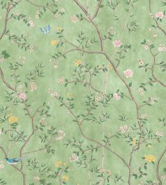 Chinoiserie Onism Mural by Woodchip & Magnolia Apple Green Chinoiserie Onism Mural by Woodchip & Magnolia Apple Green