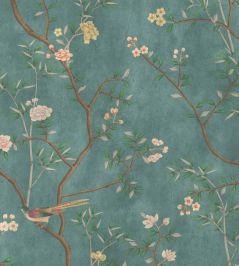 Chinoiserie Onism Mural by Woodchip & Magnolia Emerald Chinoiserie Onism Mural by Woodchip & Magnolia Emerald