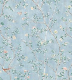 Chinoiserie Onism Mural by Woodchip & Magnolia Sky Blue Chinoiserie Onism Mural by Woodchip & Magnolia Sky Blue