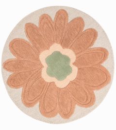 Oops-A-Daisy Rug by Villa Nova Orange Oops-A-Daisy Rug by Villa Nova Orange