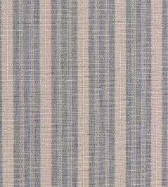 Opal Stripe Fabric by Ian Mankin Bluestone / Powder Opal Stripe Fabric by Ian Mankin Bluestone / Powder