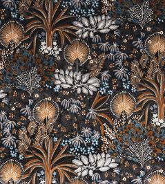 Opium Fabric by Casamance Fauve / Bleu Deauville Opium Fabric by Casamance Fauve / Bleu Deauville