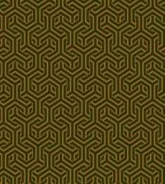 Opus Fabric by Arley House Green / Saffron Opus Fabric by Arley House Green / Saffron
