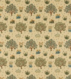 Orchard Fabric by Morris & Co Olive/Gold Orchard Fabric by Morris & Co Olive/Gold