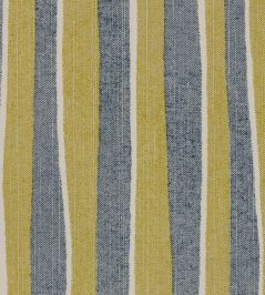 Orchard Stripe Fabric by Fermoie Yellow Orchard Stripe Fabric by Fermoie Yellow
