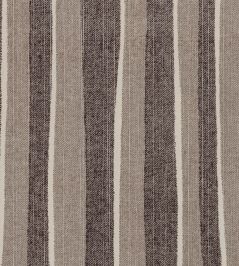 Orchard Stripe Fabric by Fermoie Brown Orchard Stripe Fabric by Fermoie Brown