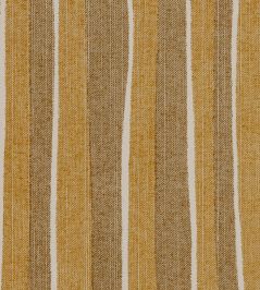 Orchard Stripe Fabric by Fermoie Mustard Orchard Stripe Fabric by Fermoie Mustard