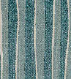 Orchard Stripe Fabric by Fermoie Ocean Blue Orchard Stripe Fabric by Fermoie Ocean Blue