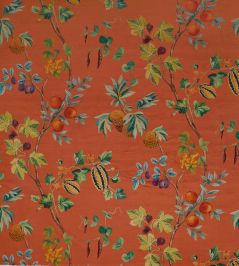 Orchard Velvet Fabric by Osborne & Little Red Orchard Velvet Fabric by Osborne & Little Red