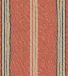 Oregon Stripes Fabric by MINDTHEGAP Orange Taupe Oregon Stripes Fabric by MINDTHEGAP Orange Taupe