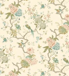 Oriental Bird Wallpaper by GP & J Baker Antique Oriental Bird Wallpaper by GP & J Baker Antique