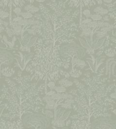 Origami Wallpaper by Eijffinger Green/Silver Origami Wallpaper by Eijffinger Green/Silver