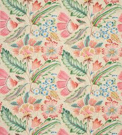 Orla Fabric by Jane Churchill Red Orla Fabric by Jane Churchill Red