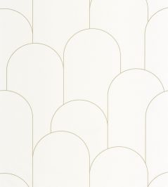 Ornament Wallpaper by Caselio Blanc Dore Ornament Wallpaper by Caselio Blanc Dore