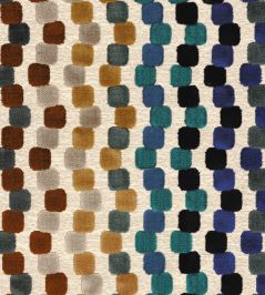 Orphisme Fabric by Casamance Petrole / Emeraude Orphisme Fabric by Casamance Petrole / Emeraude