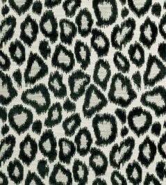 Ortega Fabric by Clarke & Clarke Noir Ortega Fabric by Clarke & Clarke Noir