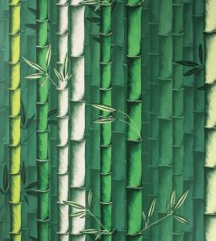 Bamboo Wallpaper by Osborne & Little Emerald Bamboo Wallpaper by Osborne & Little Emerald