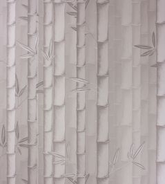 Bamboo Wallpaper by Osborne & Little Silver Bamboo Wallpaper by Osborne & Little Silver