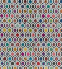 Pelangi Velvet Fabric by Osborne & Little Purple Pelangi Velvet Fabric by Osborne & Little Purple