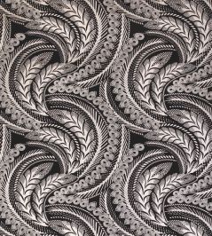 Quill Wallpaper by Osborne & Little Black/Gilver Quill Wallpaper by Osborne & Little Black/Gilver