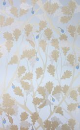 Feuille De Chene Wallpaper by Osborne & Little Sapphire/Gilver Feuille De Chene Wallpaper by Osborne & Little Sapphire/Gilver